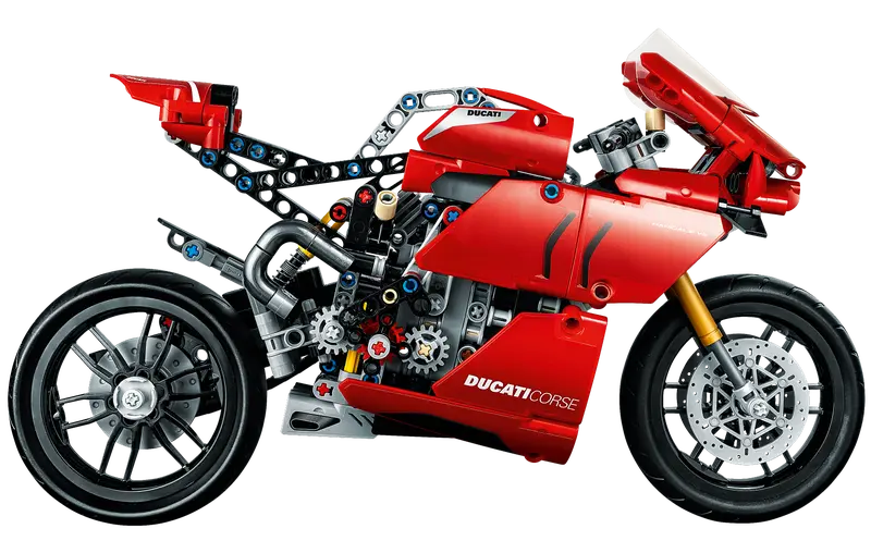 Lego Technic Ducati z boku