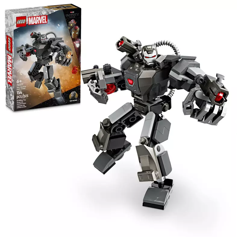 Nowości LEGO Marvel 2024 - mechaniczna zbroja war machine