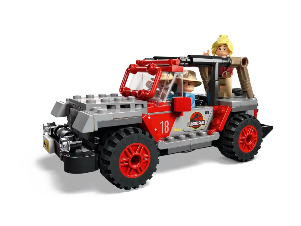 Jeep Wrangler z LEGO z zestawu Odkrycie Brachiozaura