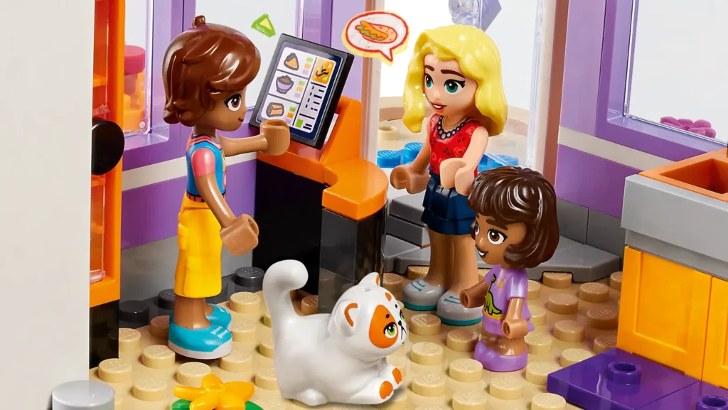 LEGO Friends Jadłodajnia w Heartlake - budowanie