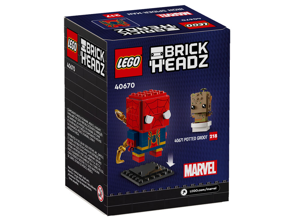 LEGO BrickHeadz Iron Spider Man opakowanie