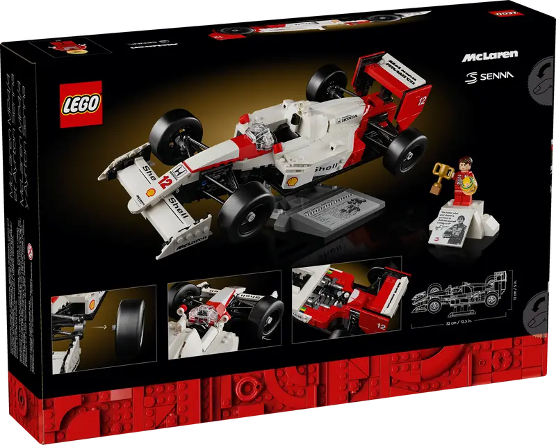 Opakowanie LEGO 10330 McLaren MP4/4 i Ayrton Senna