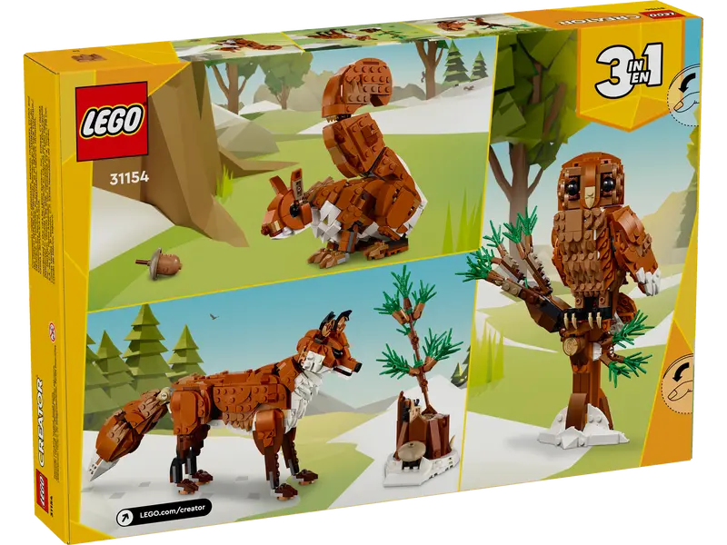 Opakowanie LEGO 31154 "Leśne Zwierzęta: Czerwony Lis"