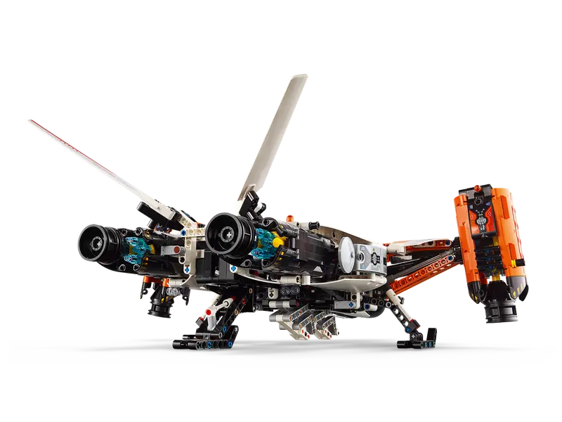 Model LEGO Technic 42181 "Transportowy statek kosmiczny VTOL LT81" - wygląd z tyłu