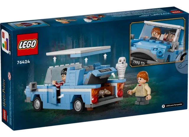 Opakowanie zestawu LEGO 76424 Latający Ford Anglia