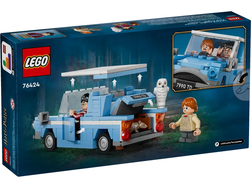 Opakowanie zestawu LEGO 76424 Latający Ford Anglia