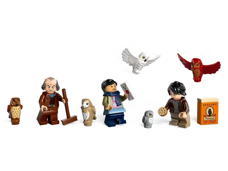 Minifigurki zestawu LEGO 76430 Sowiarnia w Hogwarcie™