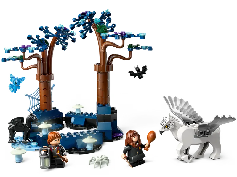 Zestaw LEGO 76432 Zakazany Las: magiczne stworzenia