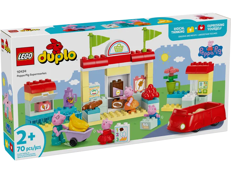 Opakowanie LEGO 10434 Peppa i supermarket