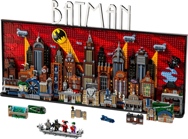 Zawartość zestawu LEGO 76271 Batman: Gotham™ z serialu The Animated Series