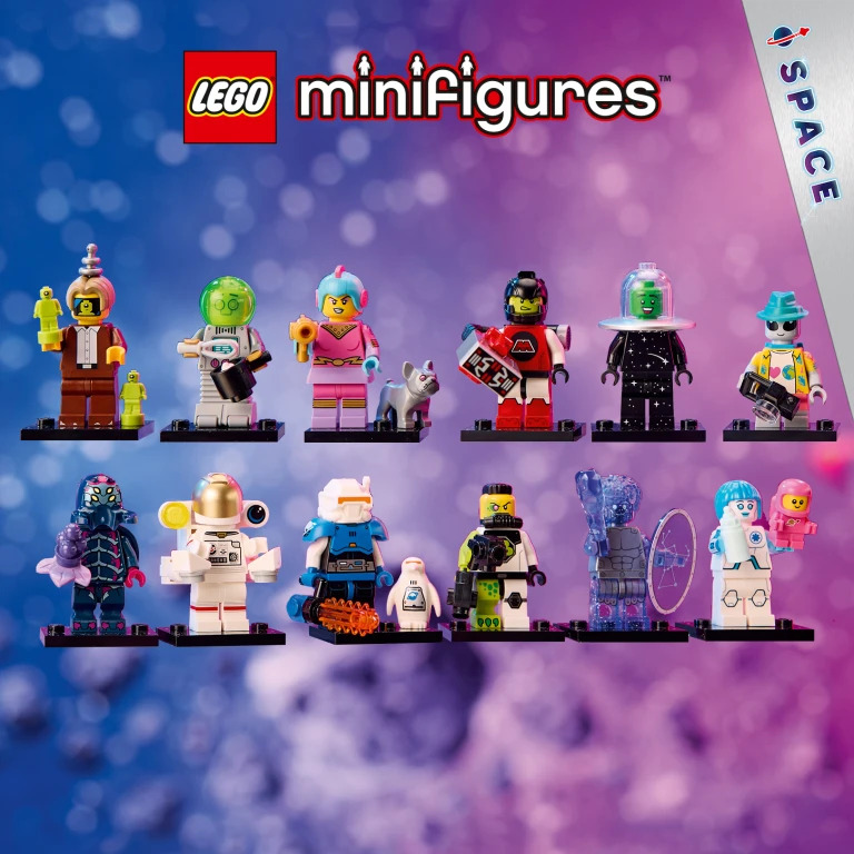 Wszystkie LEGO Minifigurki Kolekcjonerskie Seria 26 – Kosmos (71046)