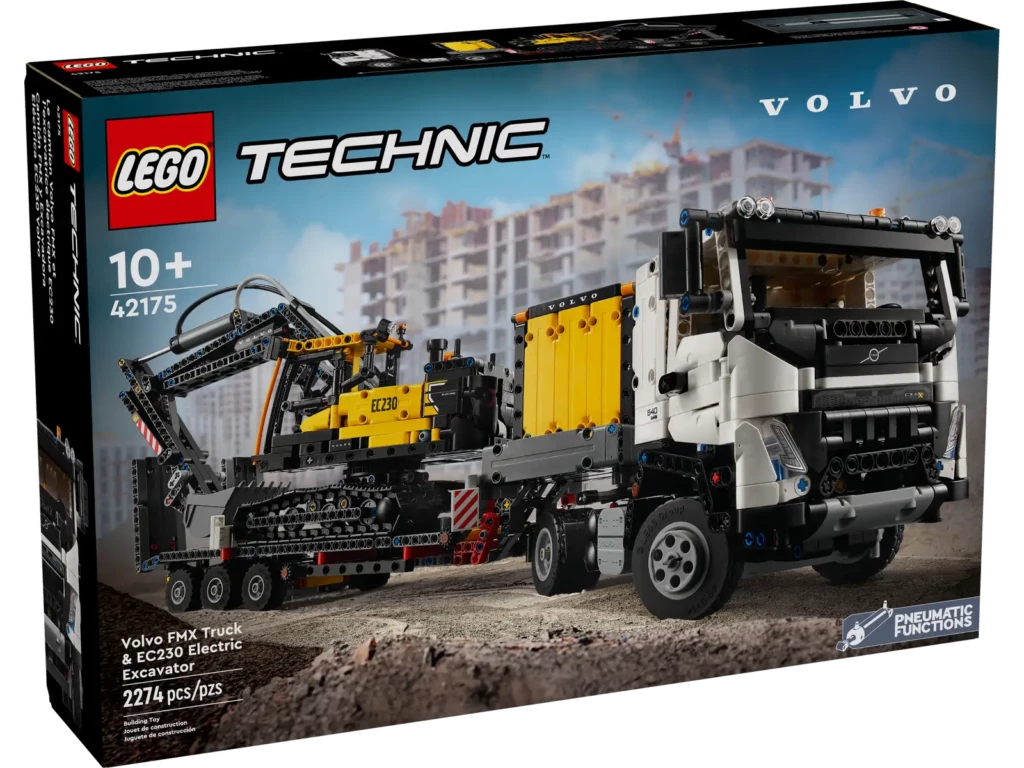 LEGO Ciężarówka Volvo FMX i koparka EC230 Electric - Nowe LEGO Technic na lato 2024