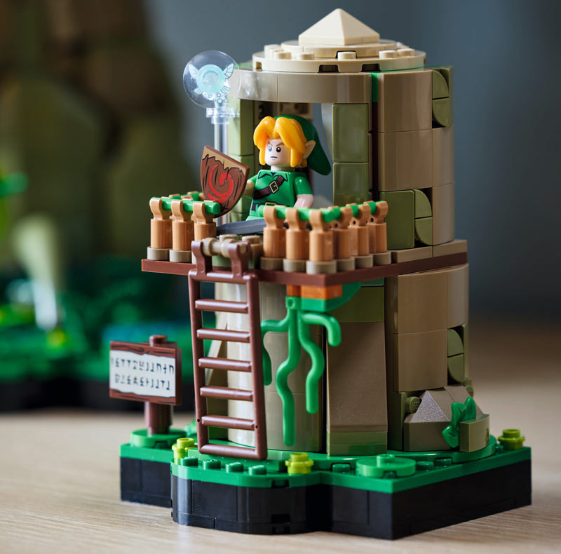 LEGO Zelda - drzewo w trakcie budowania