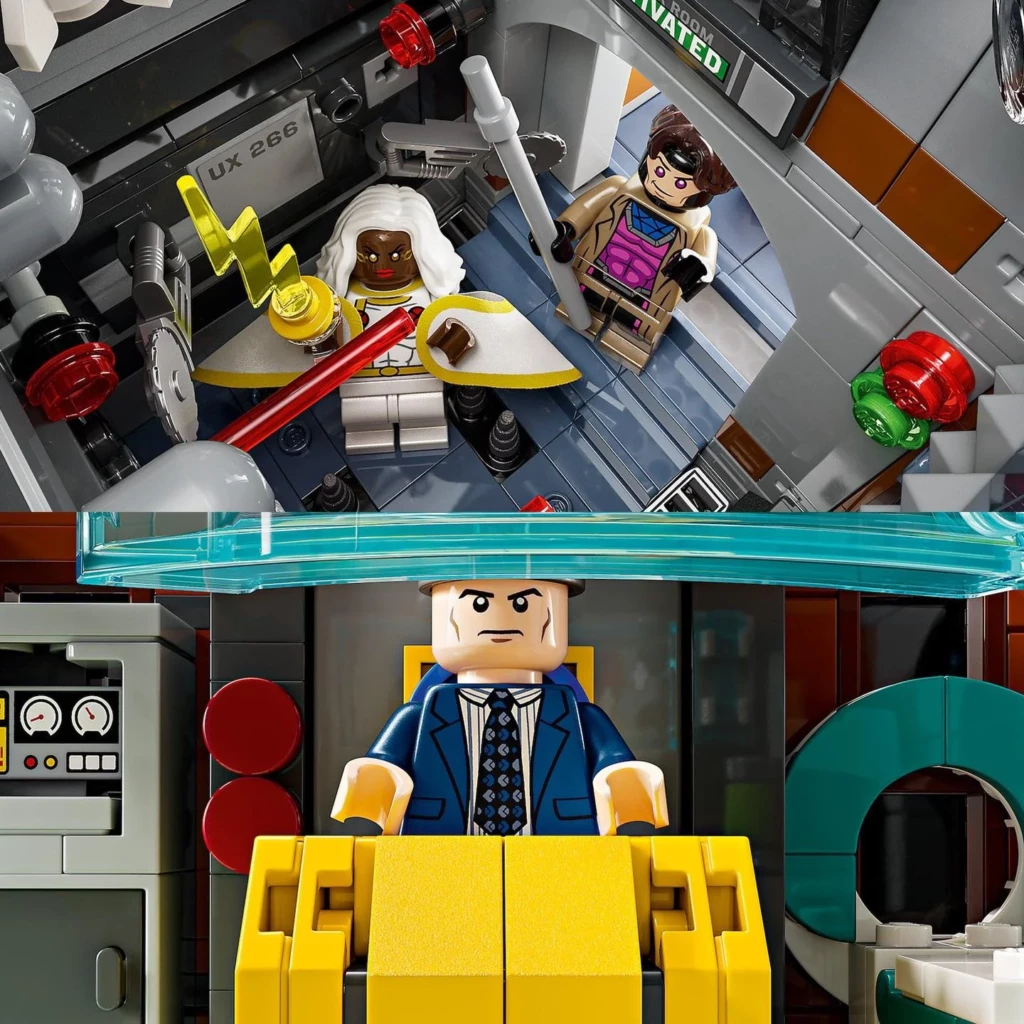 76294 LEGO Marvel X-Mansion - wnętrze z minifigurkami